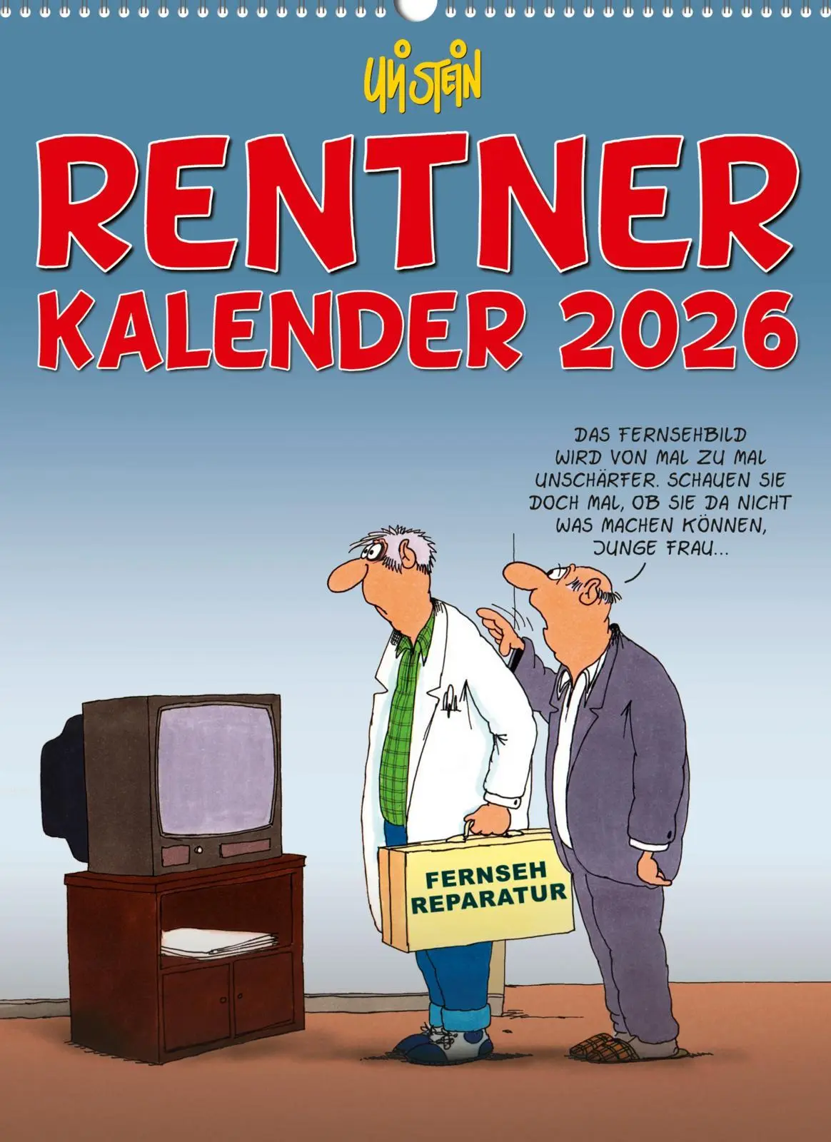 Cover: 9783830322481 | Uli Stein Rentnerkalender 2026: Monatskalender für die Wand | Stein