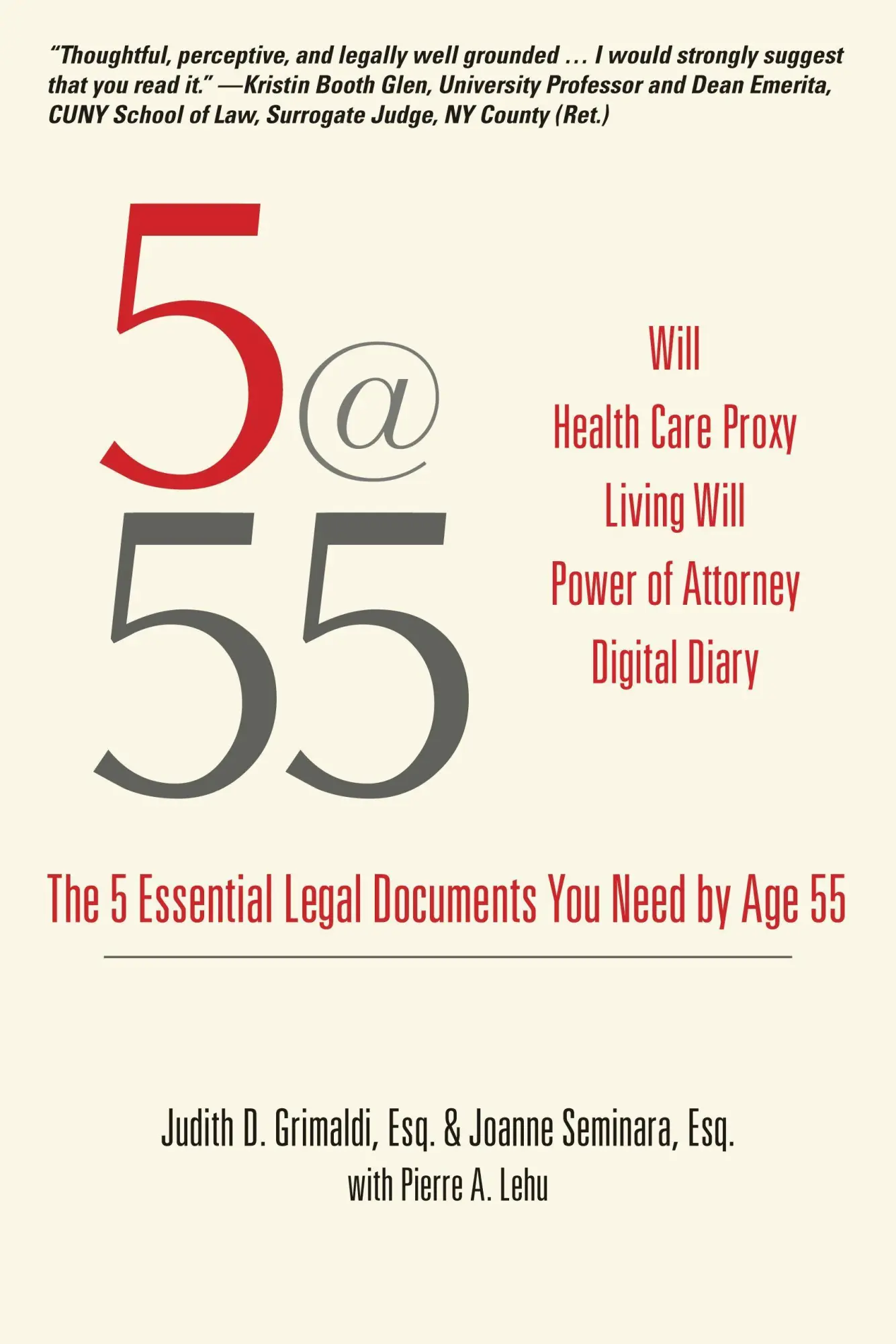 Cover: 9781610352581 | 5@55 | The 5 Essential Legal Documents You Need by Age 55 | Buch