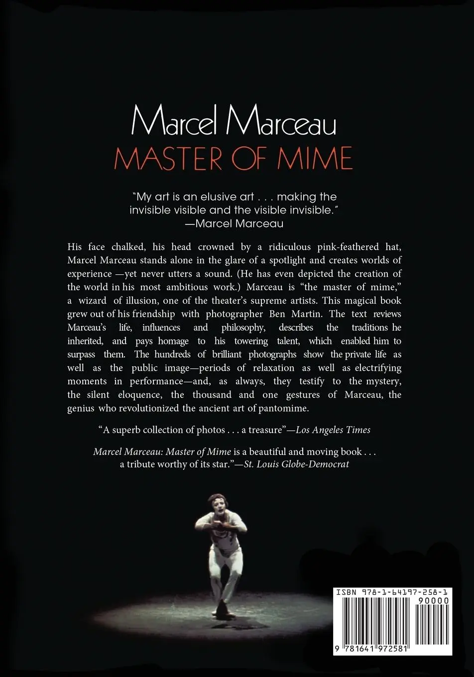 Rückseite: 9781641972581 | Marcel Marceau | Master of Mime | Ben Martin | Taschenbuch | Englisch