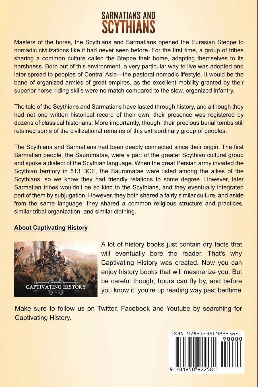Rückseite: 9781950922581 | Sarmatians and Scythians | Captivating History | Taschenbuch | 2019