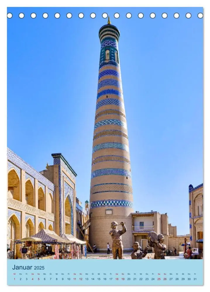 Bild: 9783435852581 | Usbekistan - Historische Architektur (Tischkalender 2025 DIN A5...
