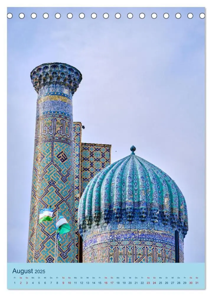 Bild: 9783435852581 | Usbekistan - Historische Architektur (Tischkalender 2025 DIN A5...
