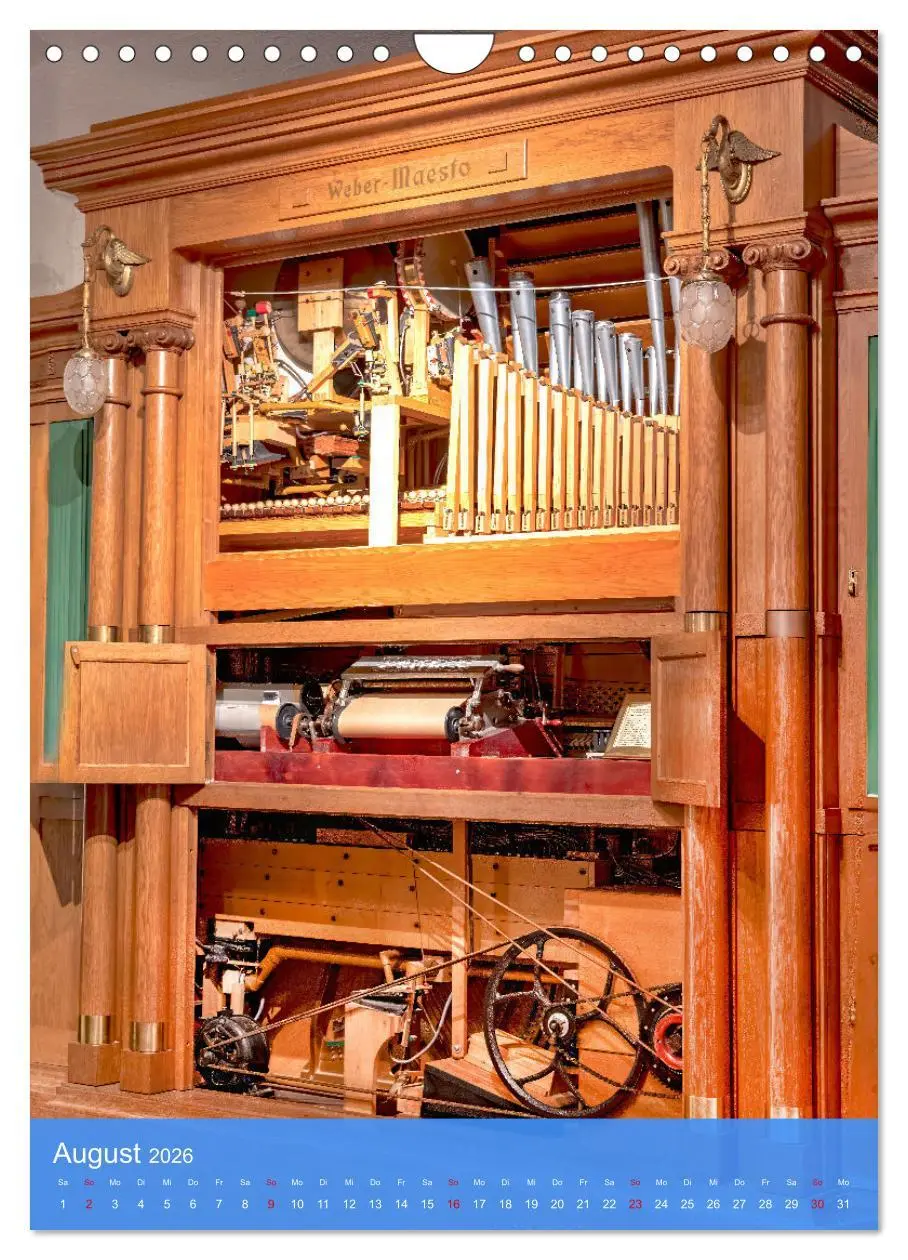 Bild: 9783457252581 | Mechanische Musikinstrumente (Wandkalender 2026 DIN A4 hoch),...
