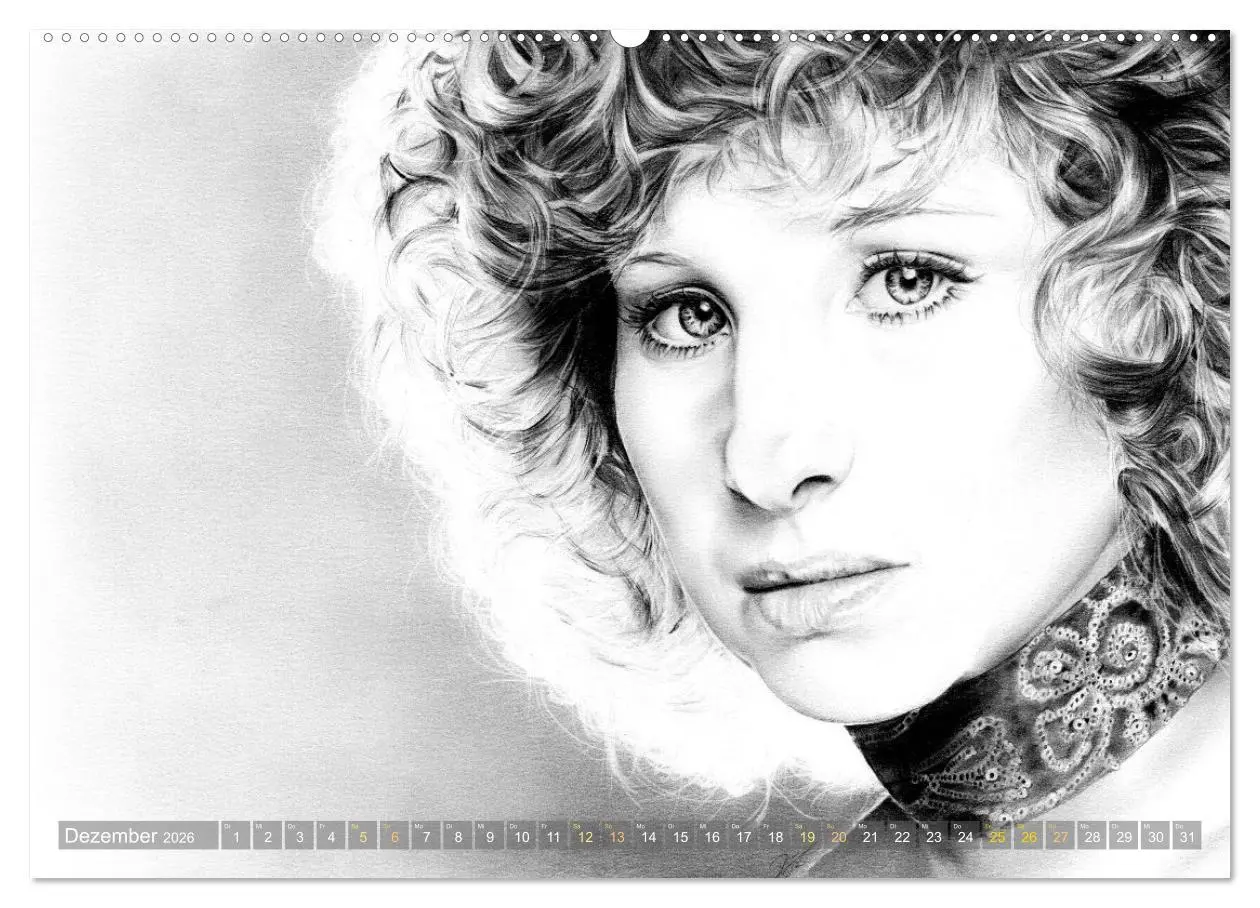 Bild: 9783457942581 | Hollywood Ikonen in Bleistift (Wandkalender 2026 DIN A2 quer),...