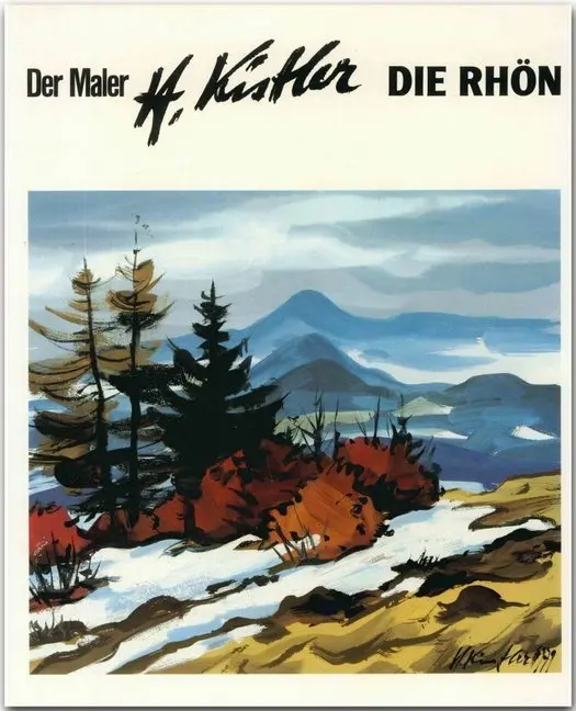 Cover: 9783800302581 | Der Maler Heinz Kistler - Die Rhön | Heinz/Wiener, Ludwig Kistler