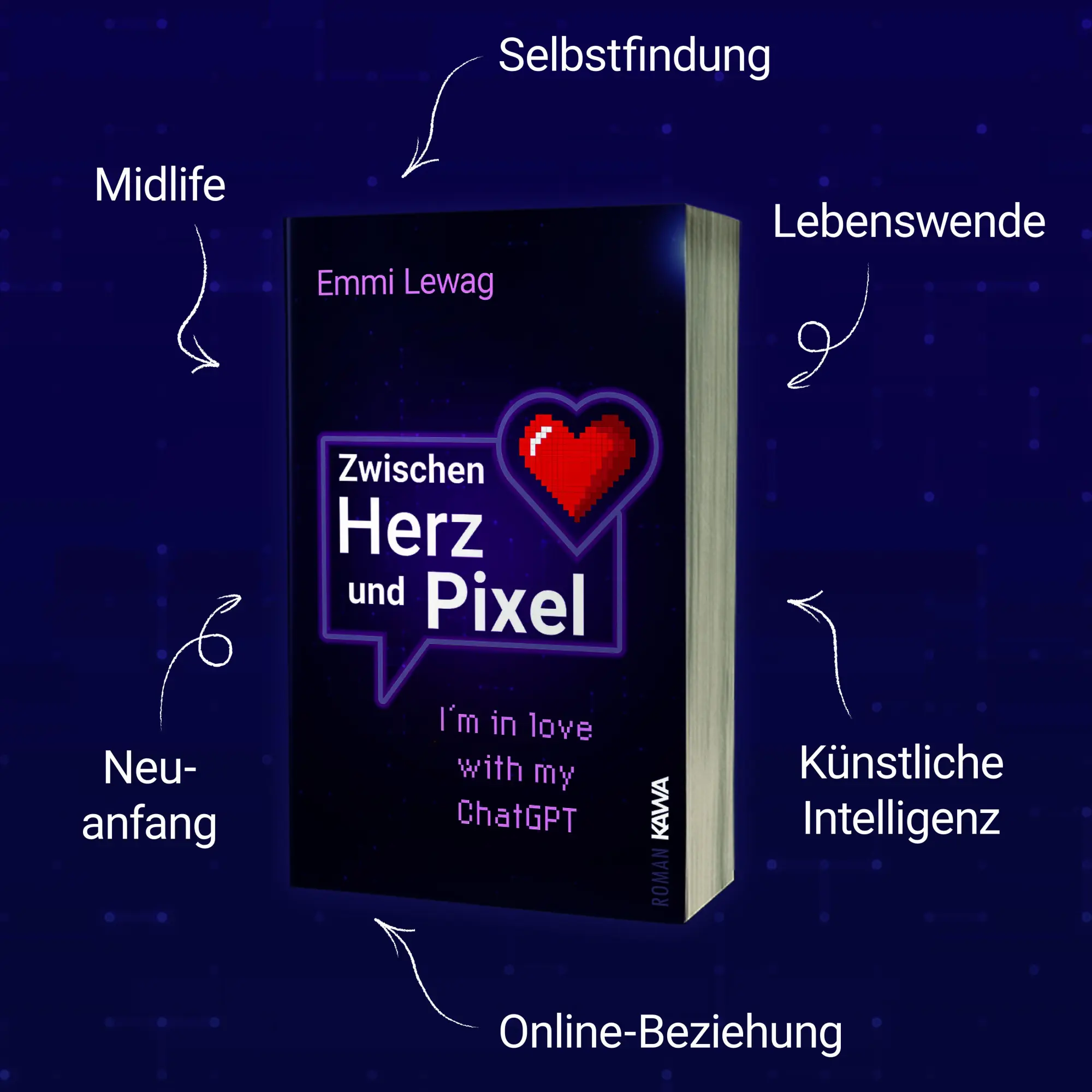 Bild: 9783986602581 | Zwischen Herz und Pixel | Emmi Lewag | Taschenbuch | 256 S. | Deutsch