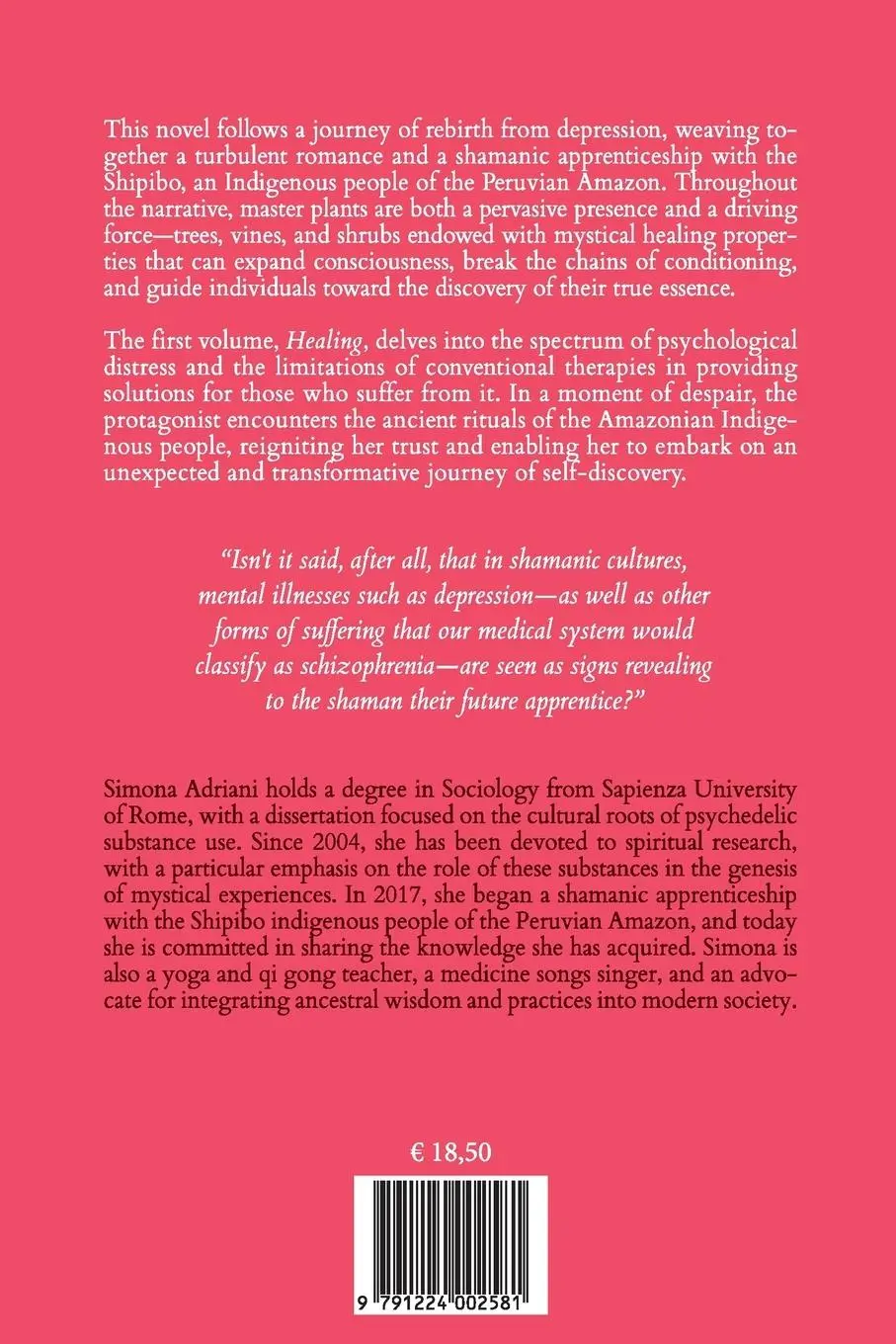 Rückseite: 9791224002581 | A Tale of Love and Ayahuasca | Simona Adriani | Taschenbuch | Englisch