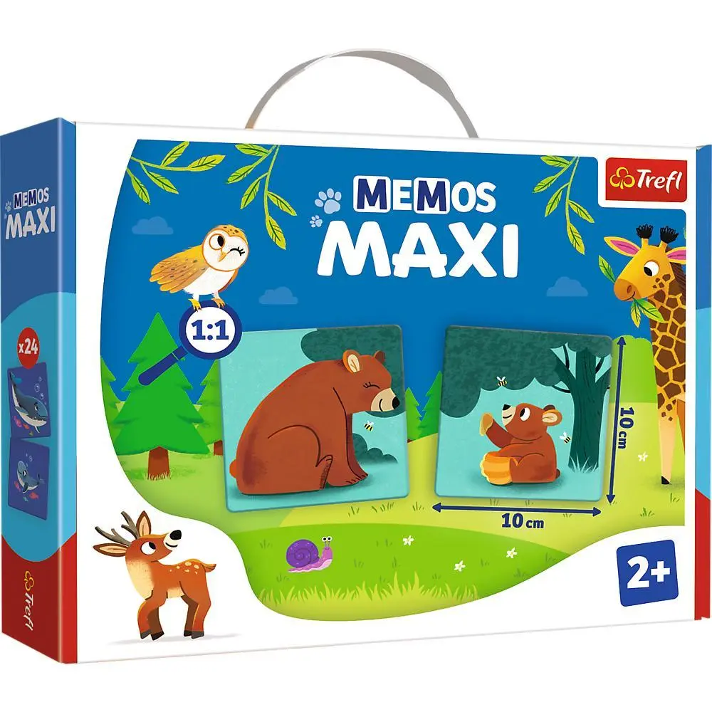 Cover: 5900511022681 | Memos Maxi Tier und Tierkinder | Spiel | Deutsch | 2022 | Trefl SA