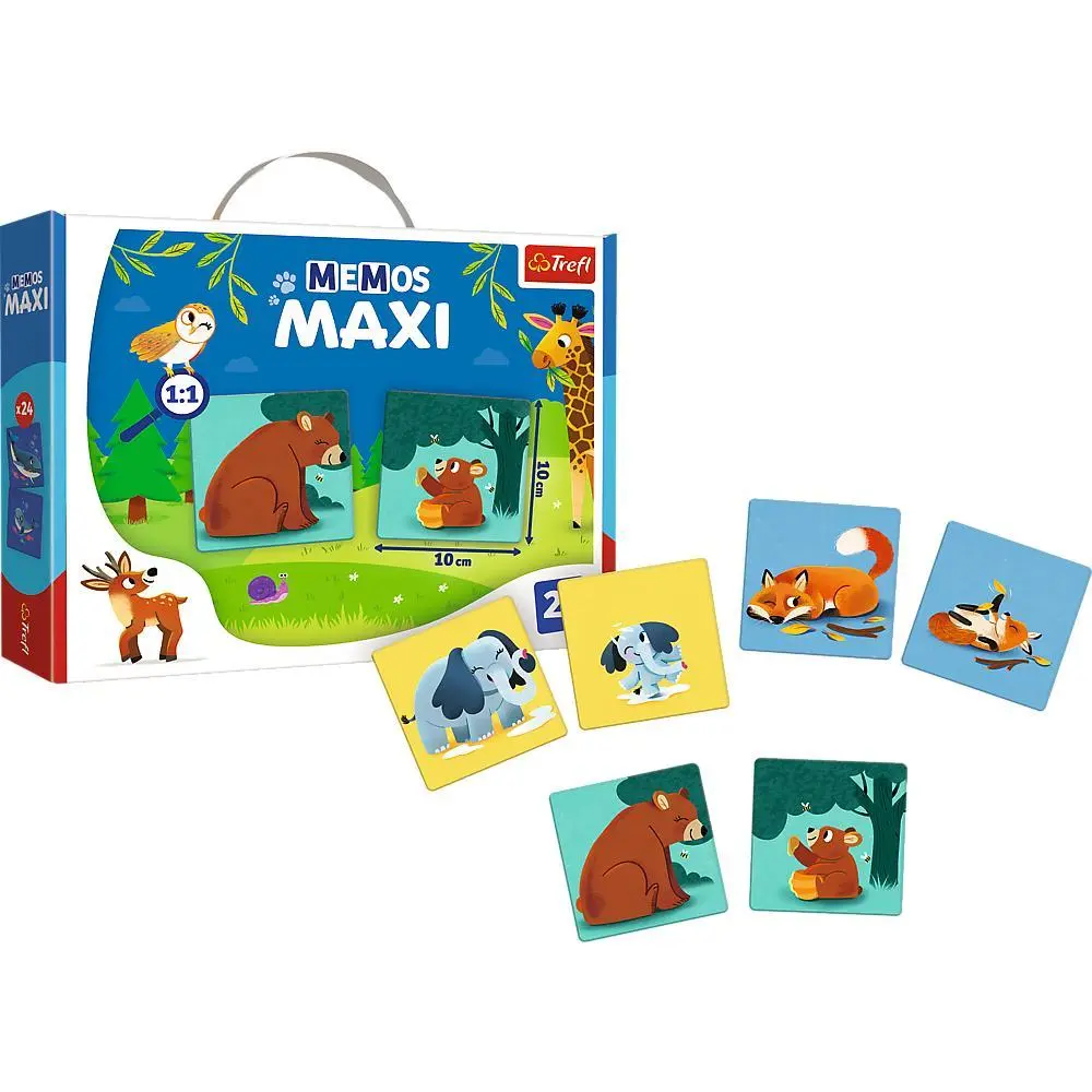 Bild: 5900511022681 | Memos Maxi Tier und Tierkinder | Spiel | Deutsch | 2022 | Trefl SA