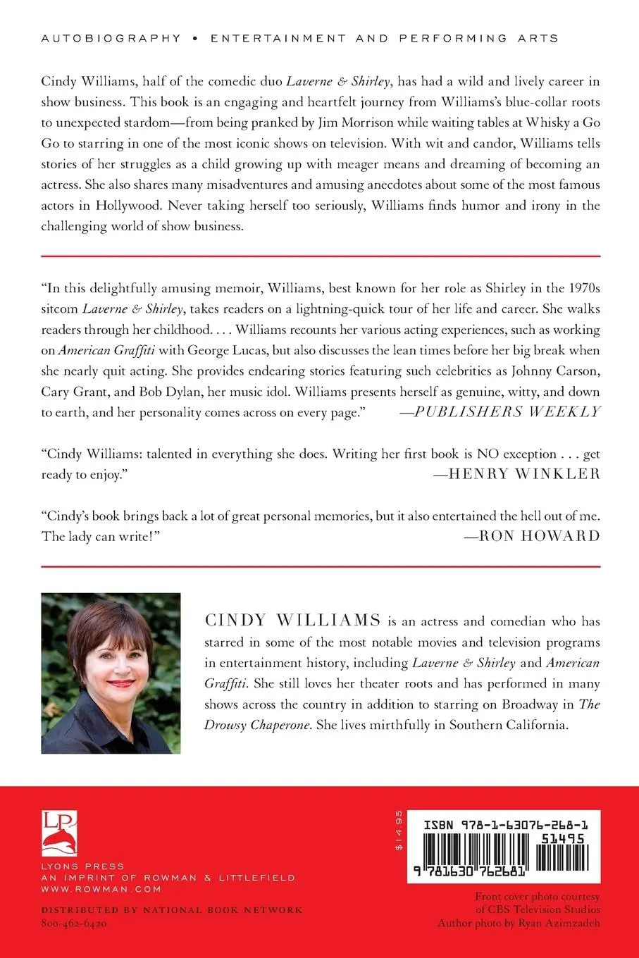 Rückseite: 9781630762681 | Shirley, I Jest! | A Storied Life | Cindy Williams | Taschenbuch