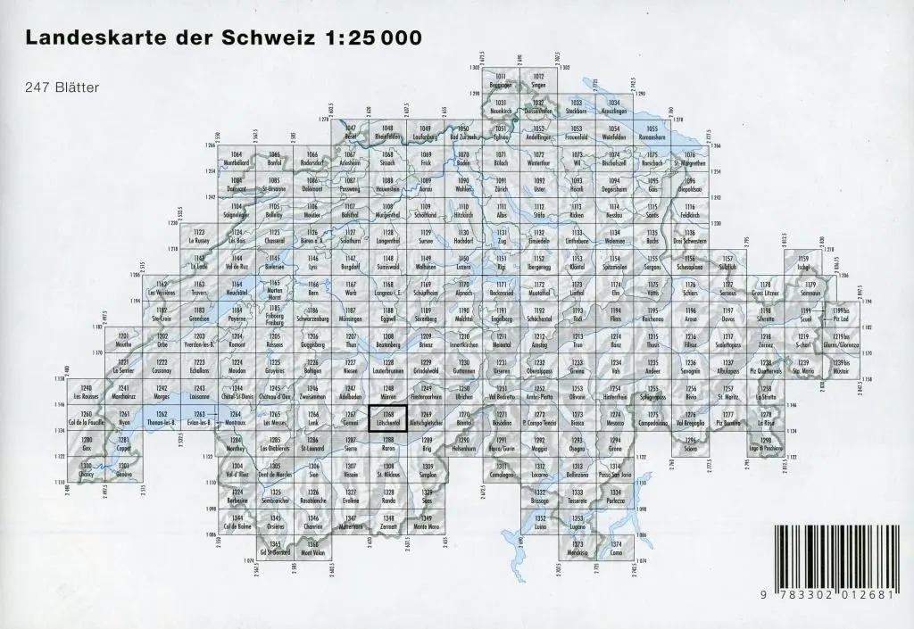 Bild: 9783302012681 | Swisstopo 1 : 25 000 Lötschental | (Land-)Karte | Swisstopo 1 : 25 000