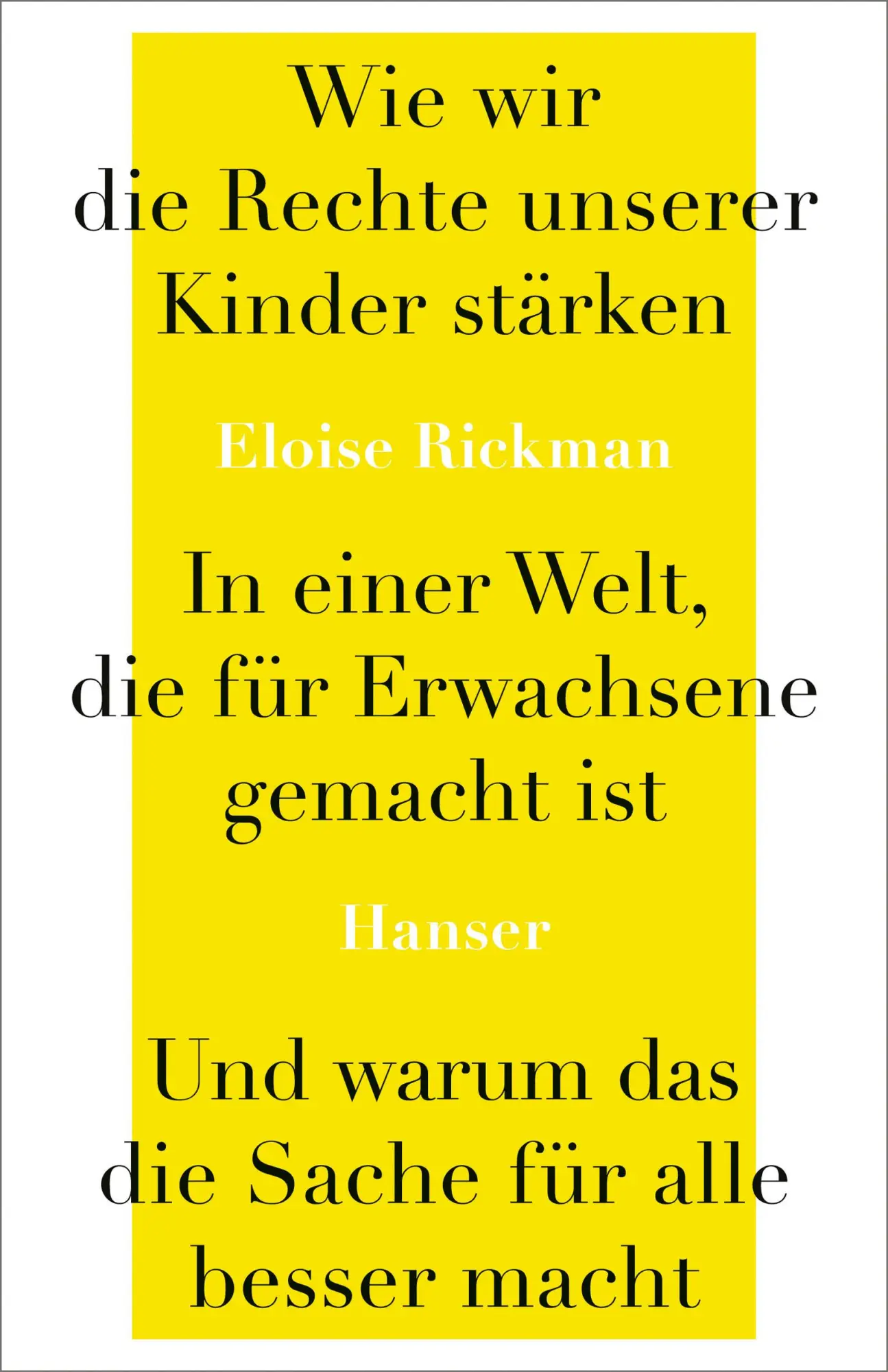 Cover: 9783446282681 | Wie wir die Rechte unserer Kinder stärken in einer Welt, die für...