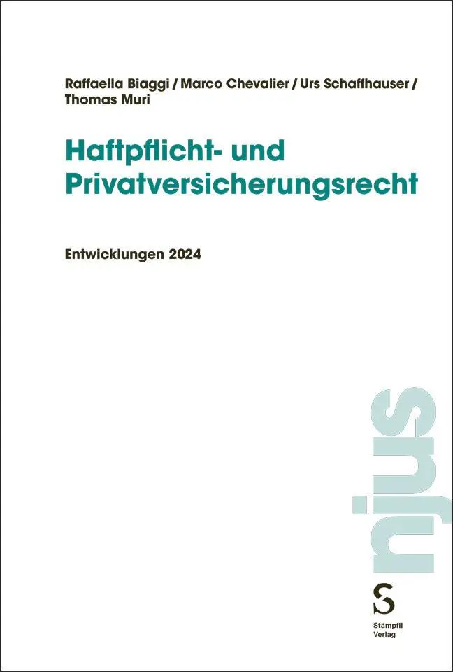Haftpflicht- und Privatversicherungsrecht - Neuware
