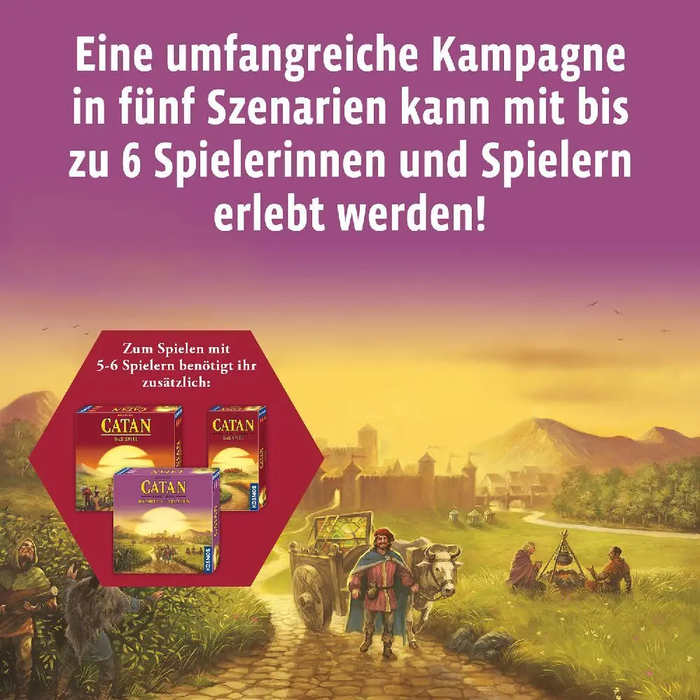 Bild: 4002051682781 | CATAN - Ergänzung 5-6 Spieler - Händler &amp; Barbaren | Klaus Teuber