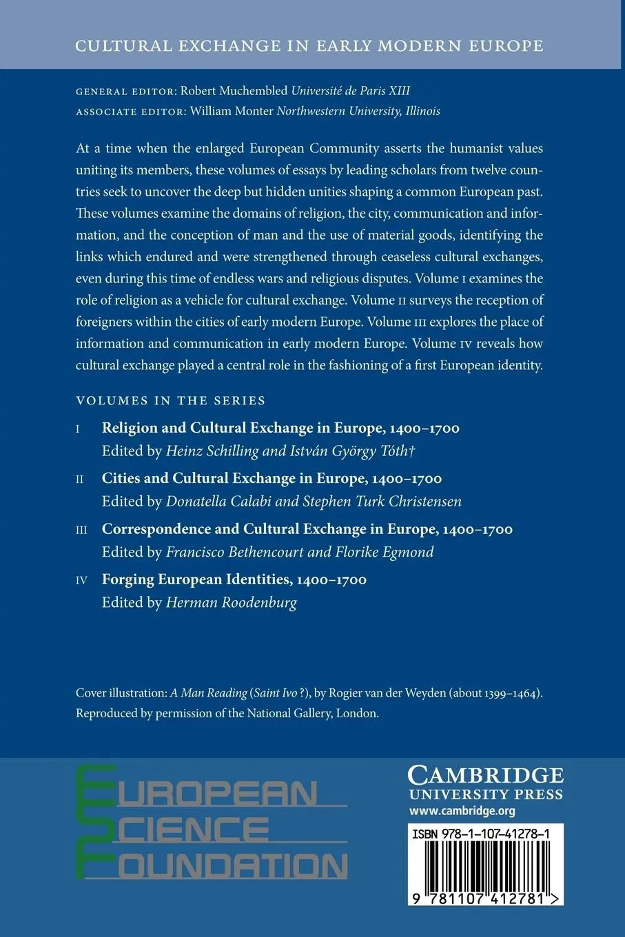 Rückseite: 9781107412781 | Cultural Exchange in Early Modern Europe. Volume 3, Correspondence...