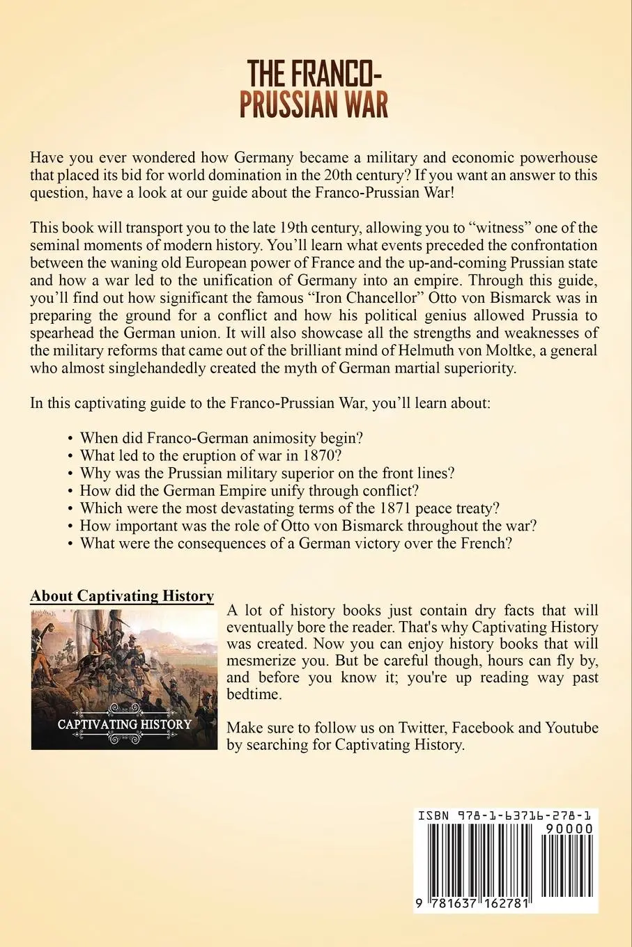 Rückseite: 9781637162781 | The Franco-Prussian War | Captivating History | Taschenbuch | Englisch