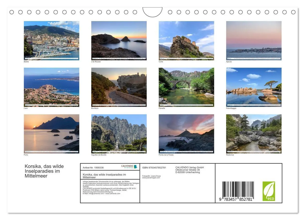 Bild: 9783457852781 | Korsika, das wilde Inselparadies im Mittelmeer (Wandkalender 2026...
