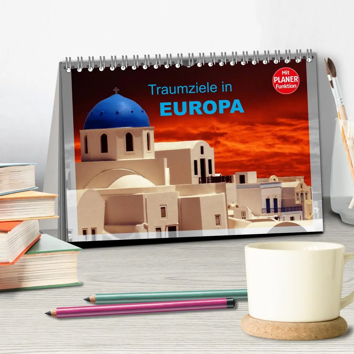 Bild: 9783516012781 | Traumziele in Europa (Tischkalender 2026 DIN A5 quer), CALVENDO...