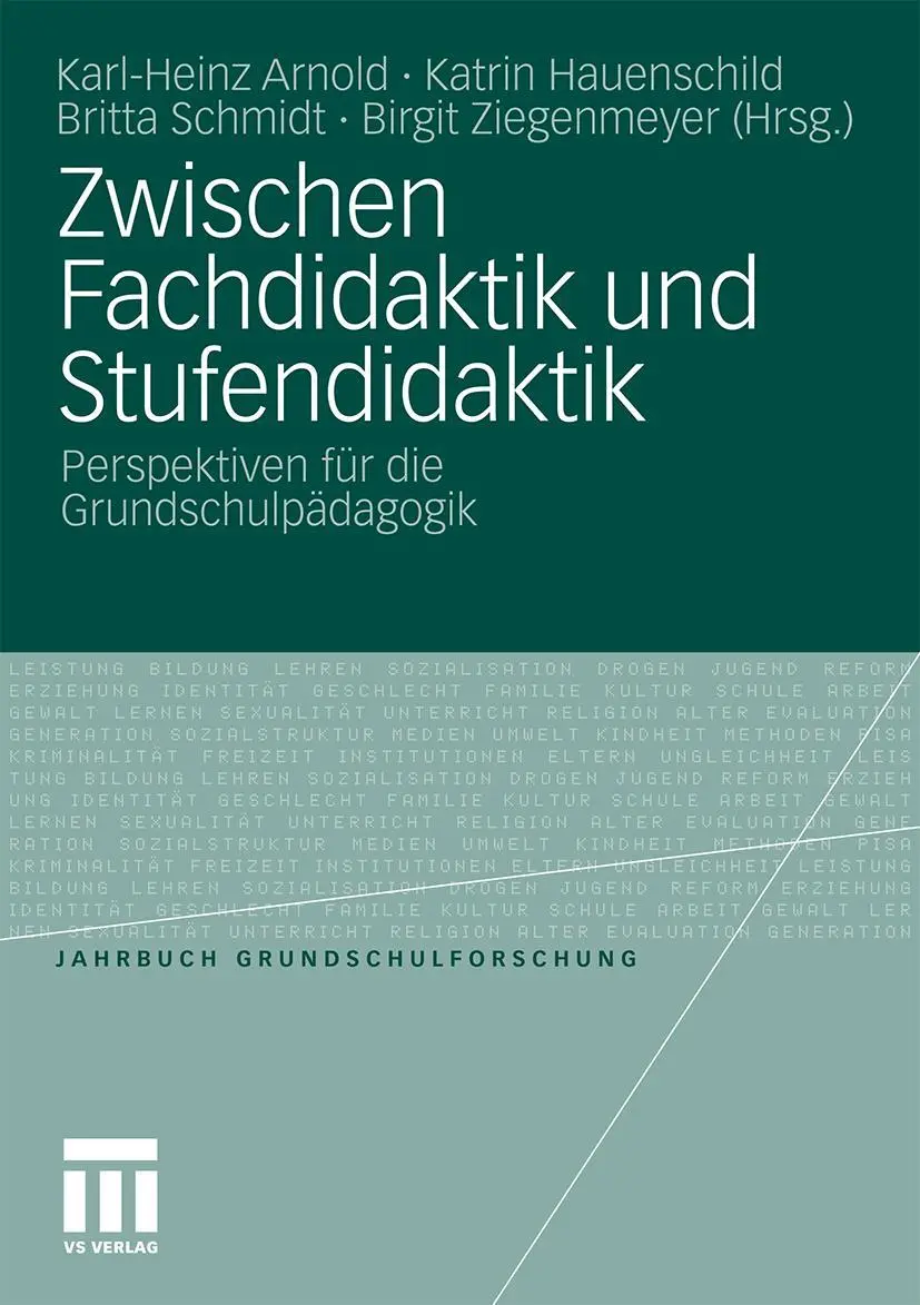 Cover: 9783531172781 | Zwischen Fachdidaktik und Stufendidaktik | Karl-Heinz Arnold (u. a.)