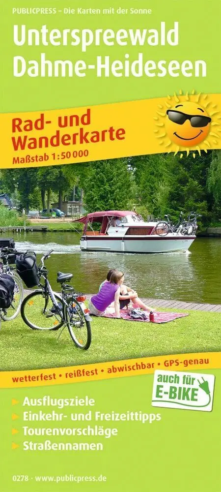 Cover: 9783747302781 | Publicpress Rad- und Wanderkarte Unterspreewald, Dahme-Heideseen...