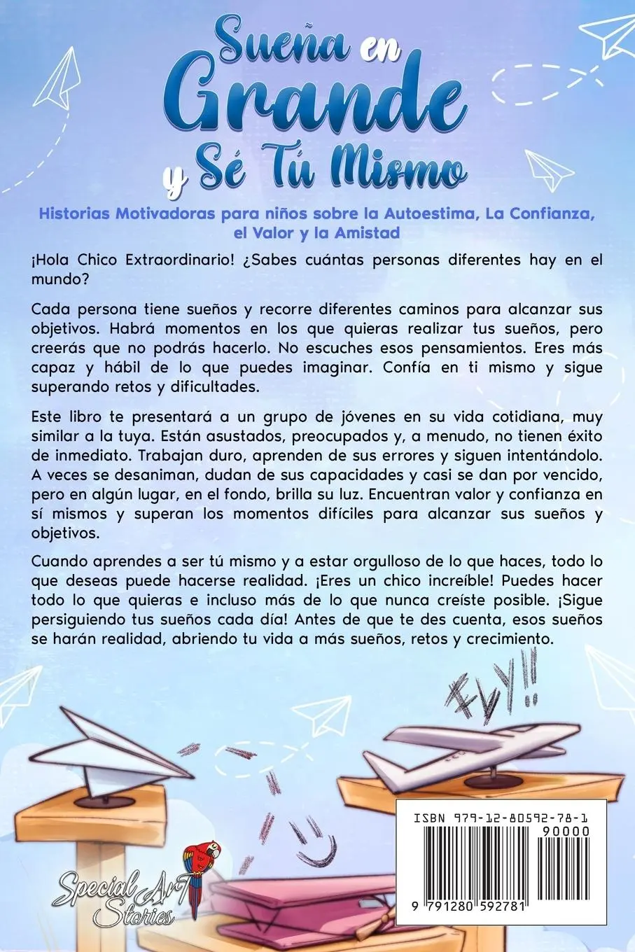Rückseite: 9791280592781 | Sueña En Grande y Sé Tú Mismo | Special Art Stories (u. a.) | Buch