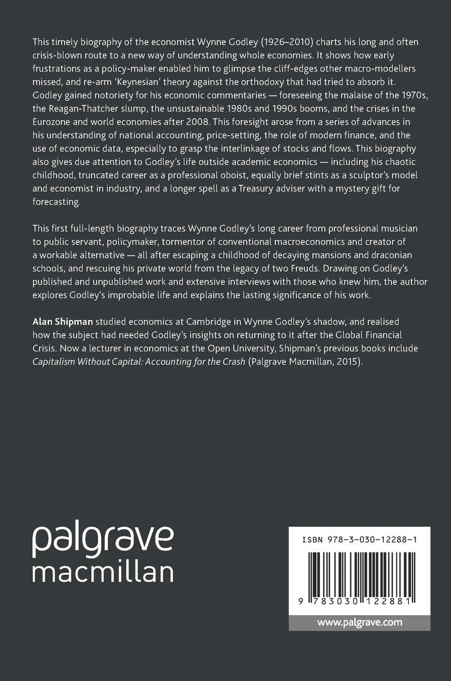 Rückseite: 9783030122881 | Wynne Godley | A Biography | Alan Shipman | Buch | xv | Englisch