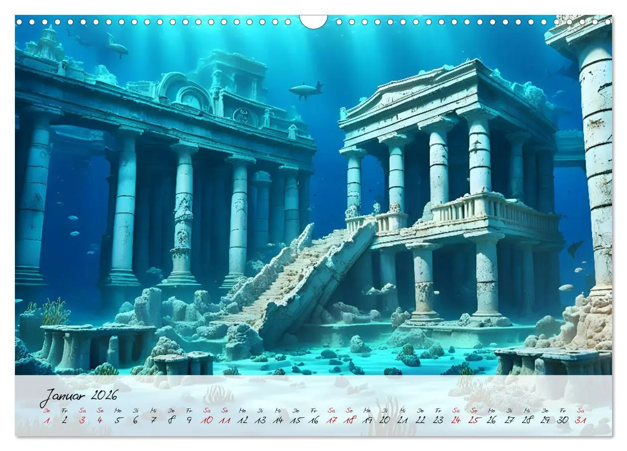 Bild: 9783457392881 | Geheimnisse der Unterwasserwelten (Wandkalender 2026 DIN A3 quer),...