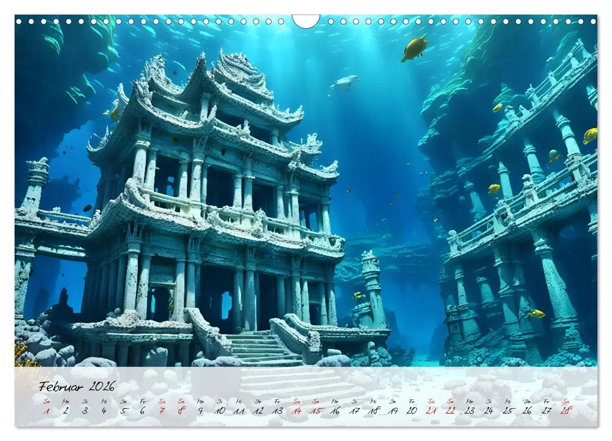 Bild: 9783457392881 | Geheimnisse der Unterwasserwelten (Wandkalender 2026 DIN A3 quer),...