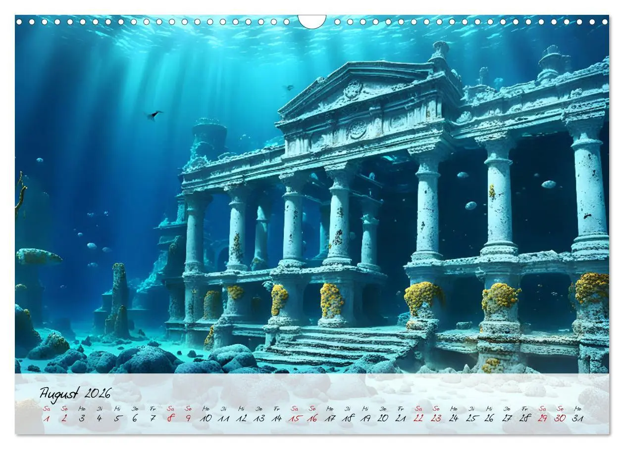 Bild: 9783457392881 | Geheimnisse der Unterwasserwelten (Wandkalender 2026 DIN A3 quer),...