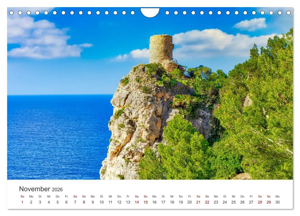 Bild: 9783457912881 | Mallorca Traumhafte Insel (Wandkalender 2026 DIN A4 quer), CALVENDO...