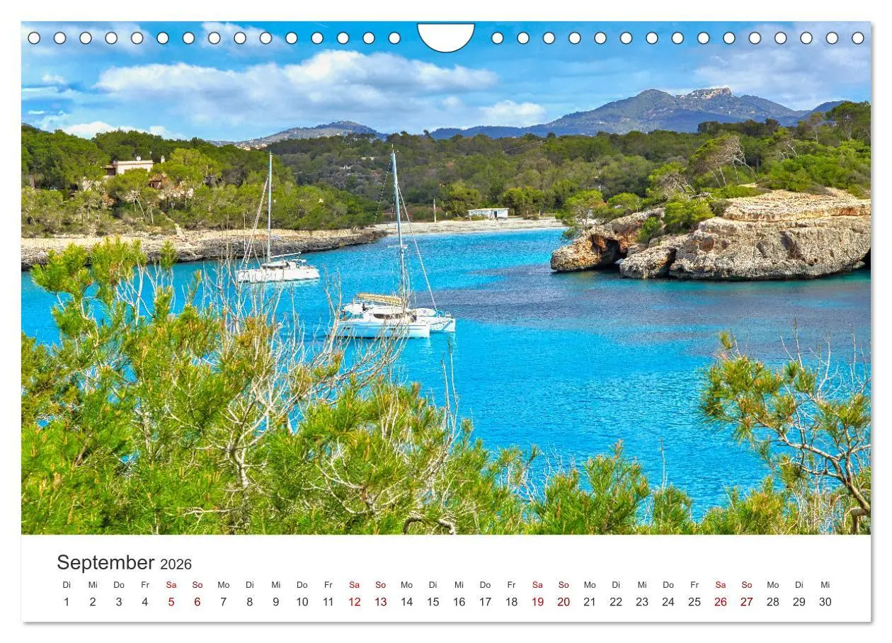 Bild: 9783457912881 | Mallorca Traumhafte Insel (Wandkalender 2026 DIN A4 quer), CALVENDO...