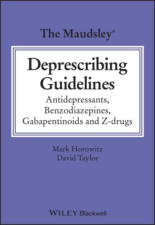 Cover: 9781119822981 | The Maudsley Deprescribing Guidelines | Mark Horowitz (u. a.) | Buch