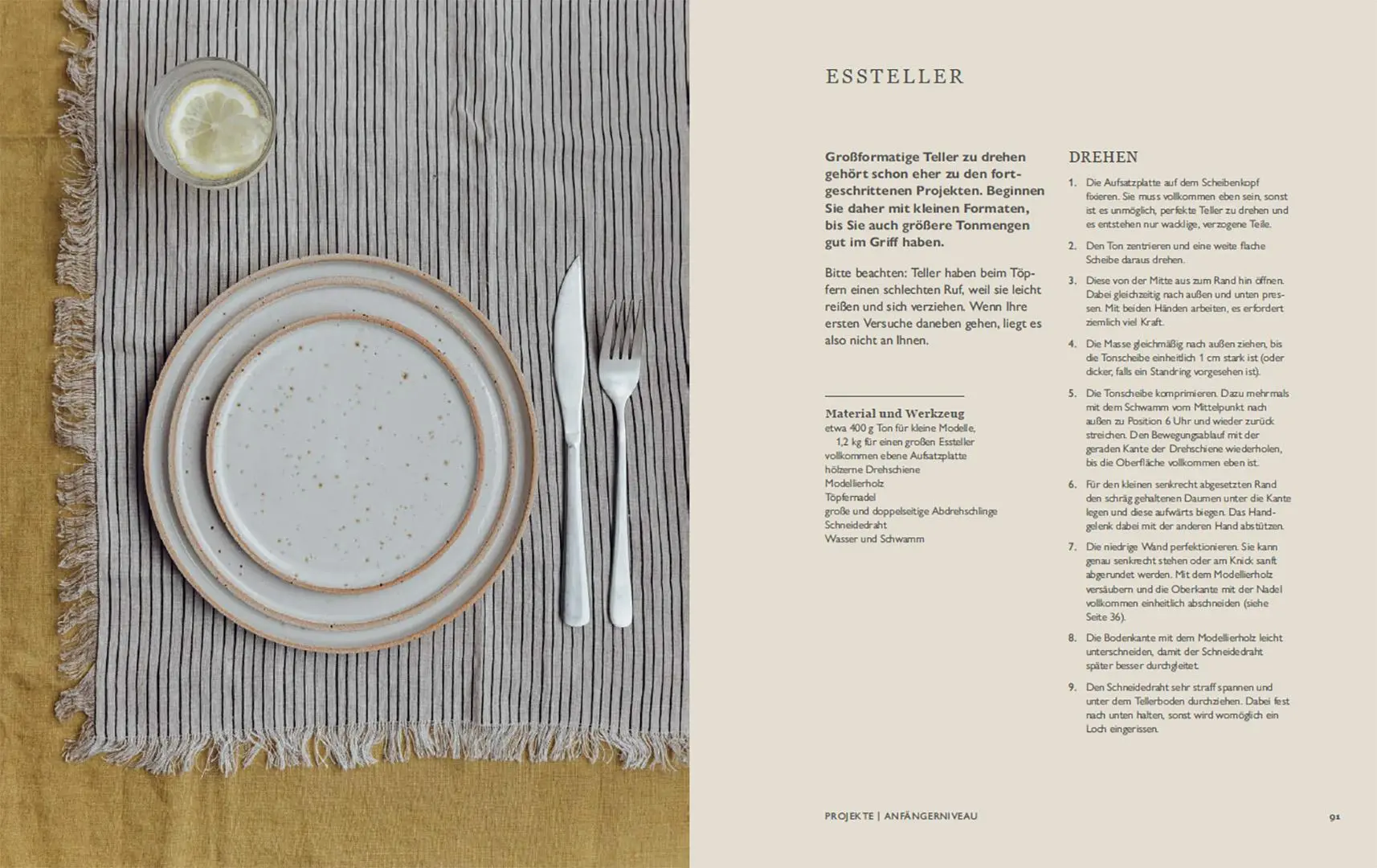 Bild: 9783258602981 | Auf der Scheibe geformt | Keramik für zu Hause - schlicht und chic