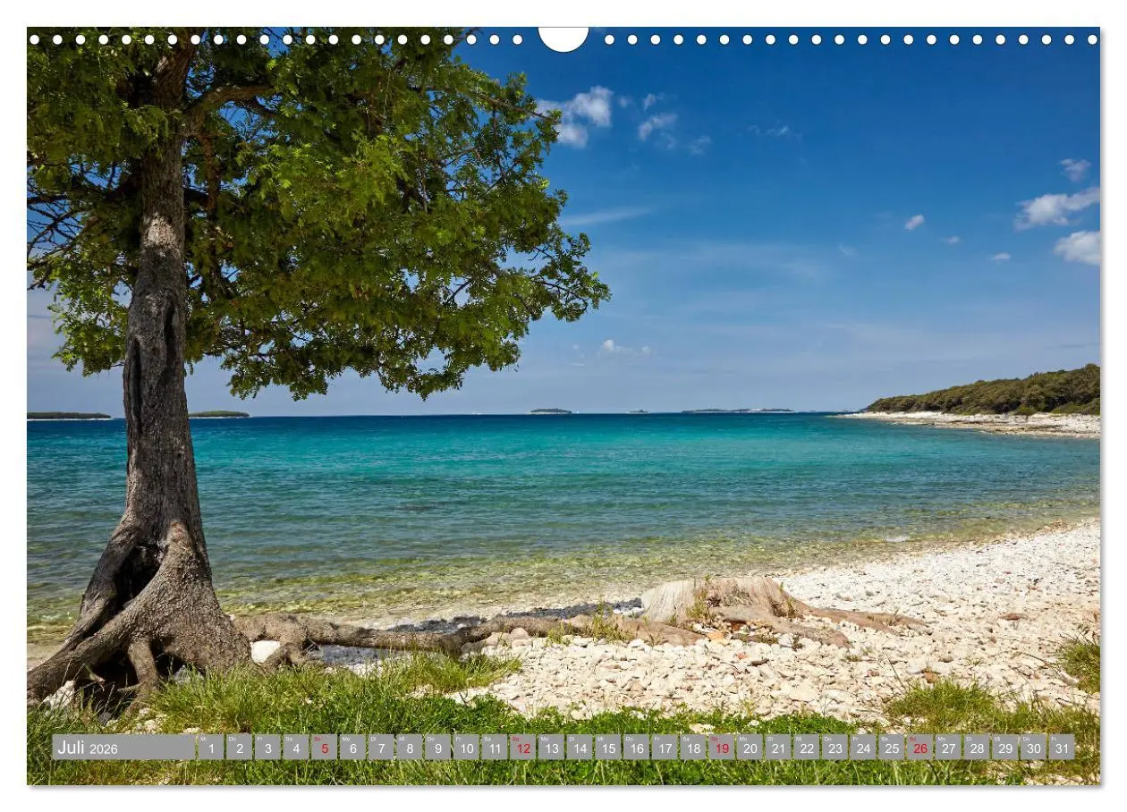 Bild: 9783457832981 | ISTRIEN (Wandkalender 2026 DIN A3 quer), CALVENDO Monatskalender
