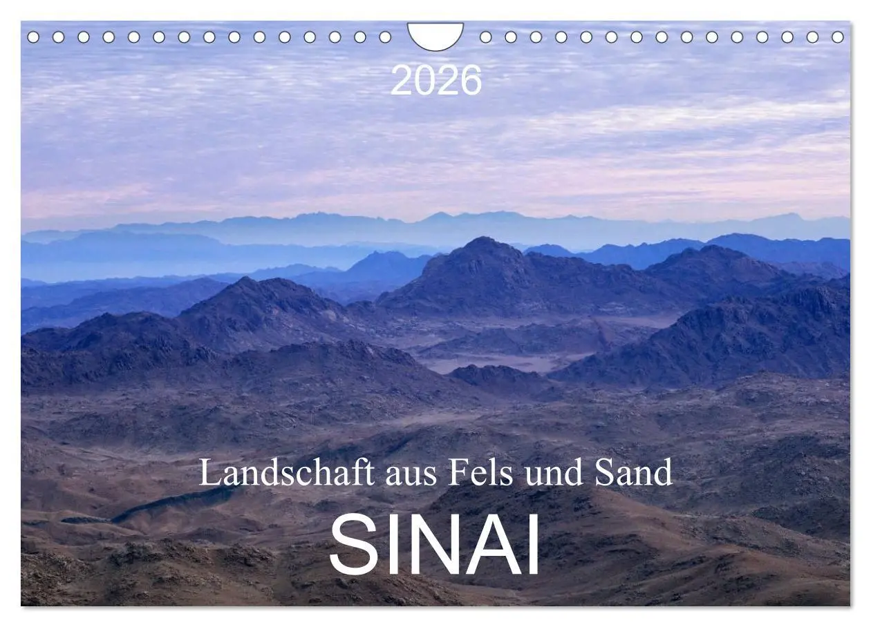Cover: 9783516092981 | Sinai - Landschaft aus Fels und Sand (Wandkalender 2026 DIN A4...