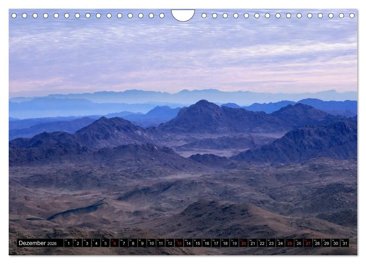 Bild: 9783516092981 | Sinai - Landschaft aus Fels und Sand (Wandkalender 2026 DIN A4...