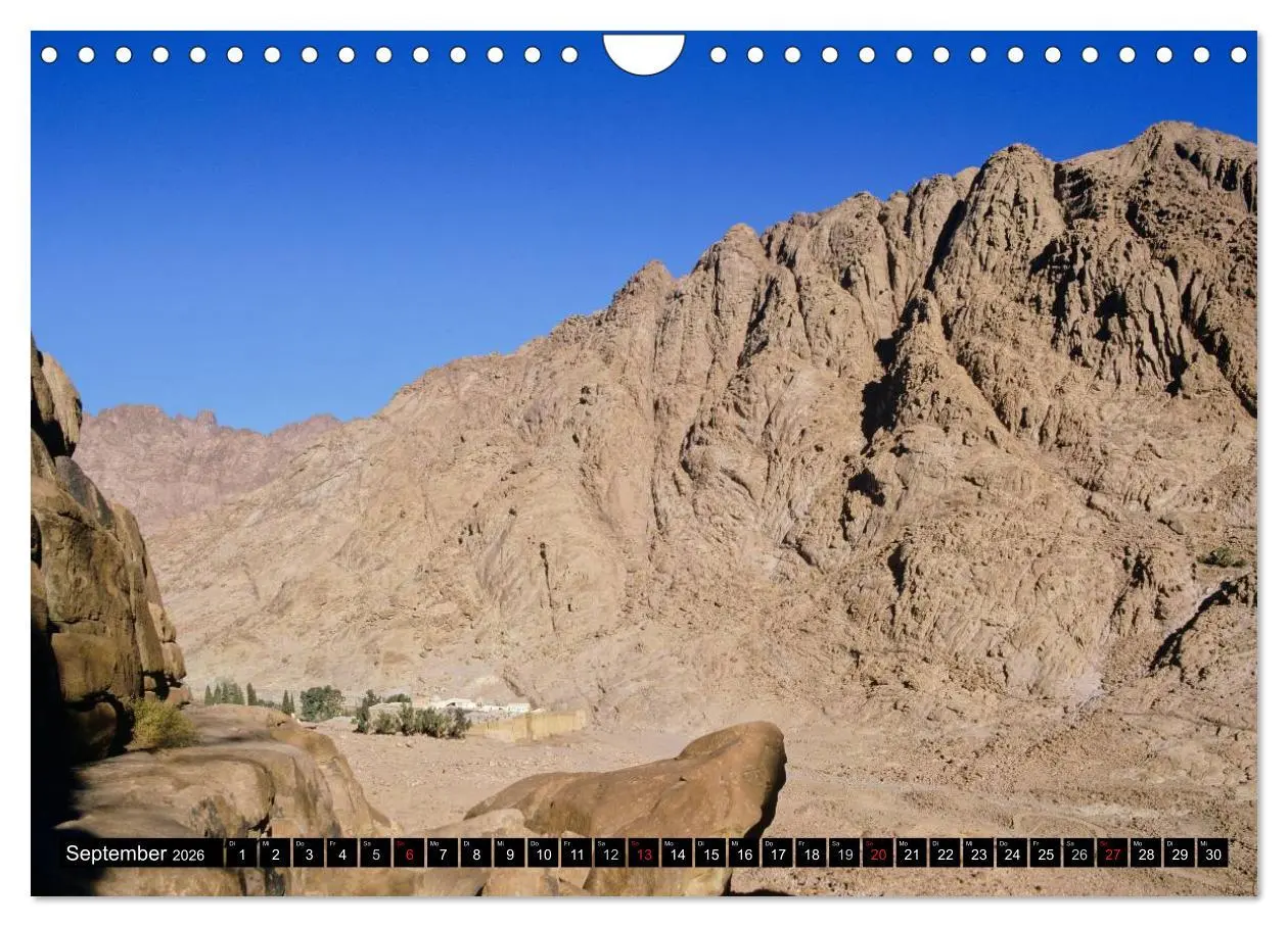 Bild: 9783516092981 | Sinai - Landschaft aus Fels und Sand (Wandkalender 2026 DIN A4...