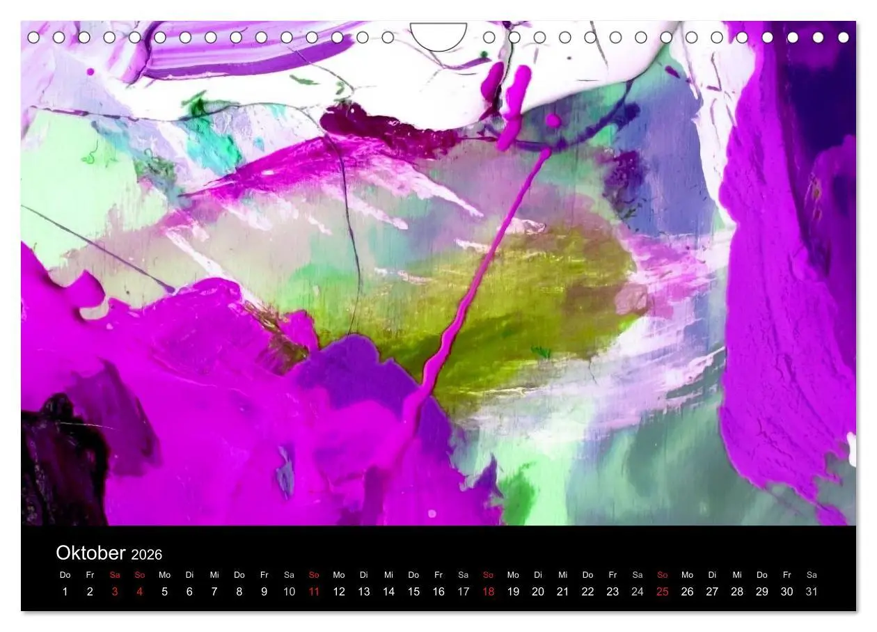 Bild: 9783516232981 | Modern Art (Wandkalender 2026 DIN A4 quer), CALVENDO Monatskalender