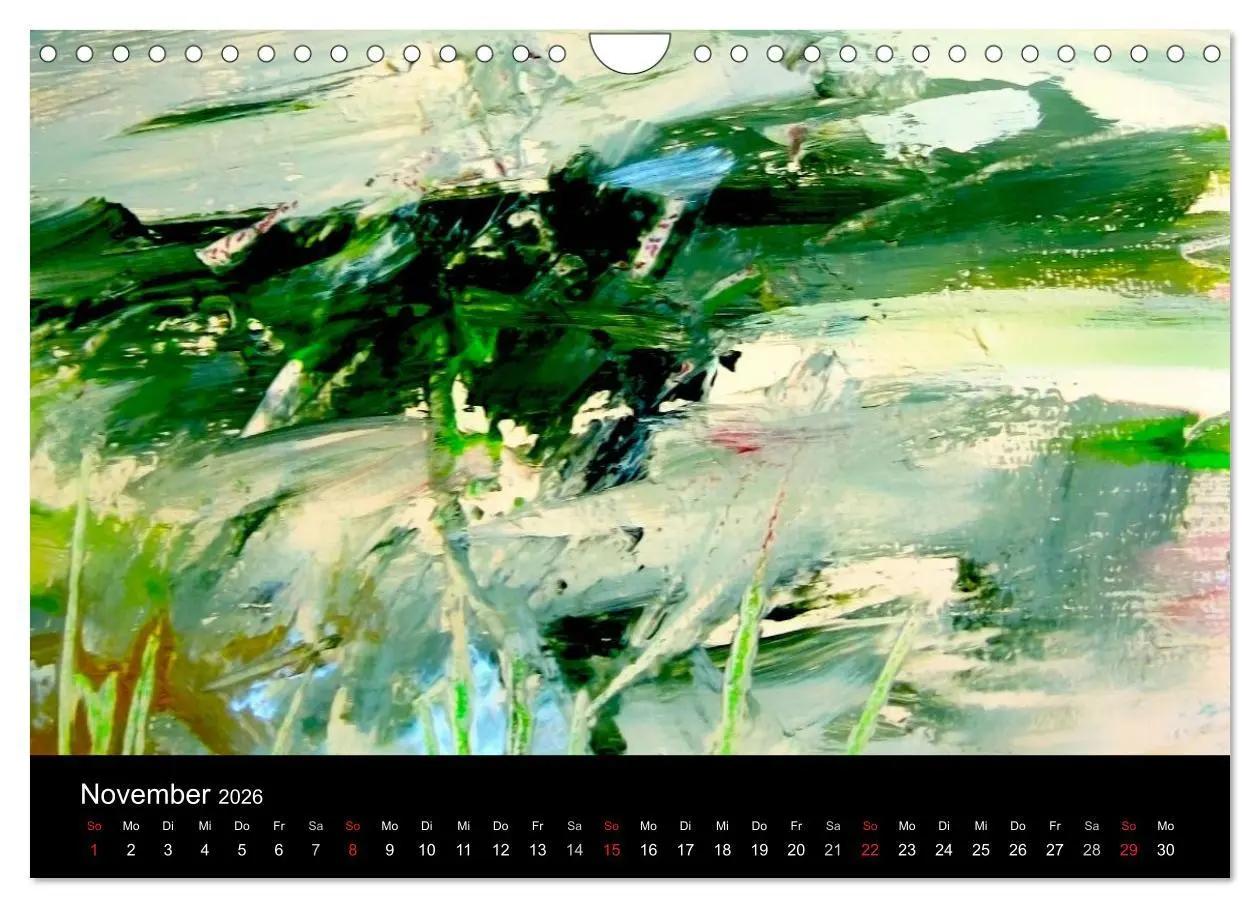 Bild: 9783516232981 | Modern Art (Wandkalender 2026 DIN A4 quer), CALVENDO Monatskalender