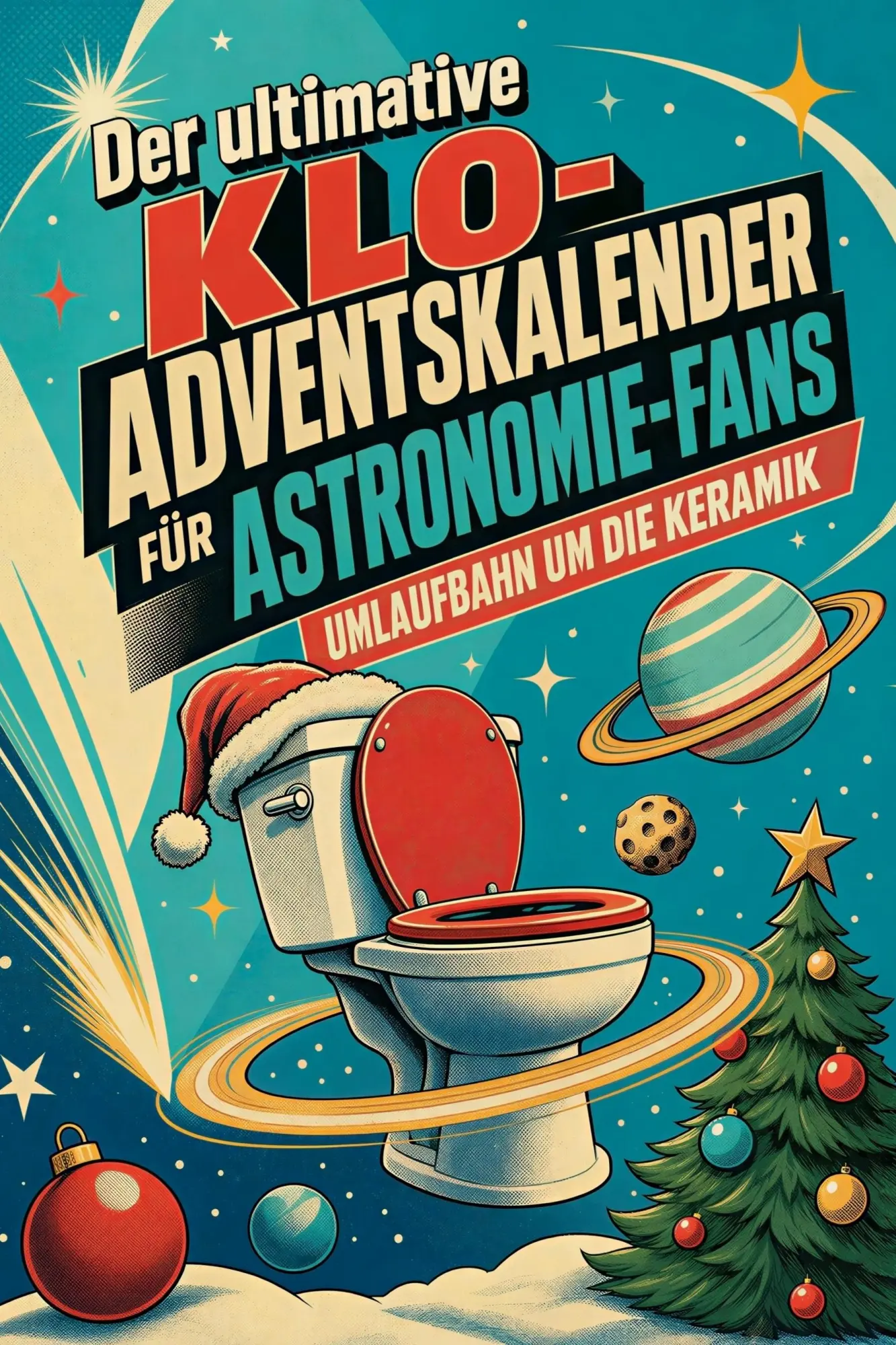 Cover: 9783696112981 | Der ultimative Klo-Adventskalender für Astronomie-Fans | Emilia Möller