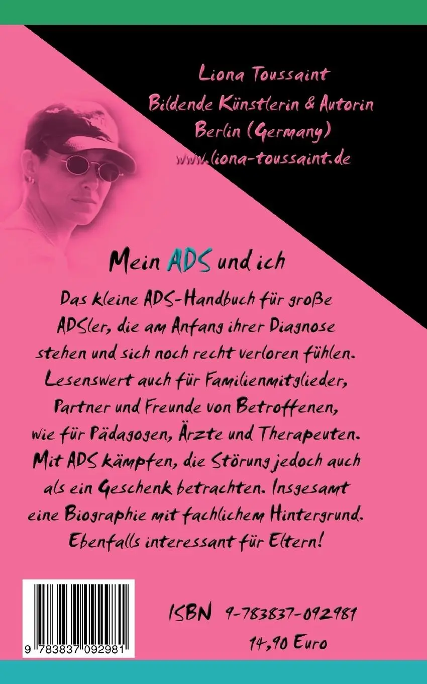 Rückseite: 9783837092981 | Mein ADS und ich | Aufmerksamkeitsstörung - chaotic world | Toussaint