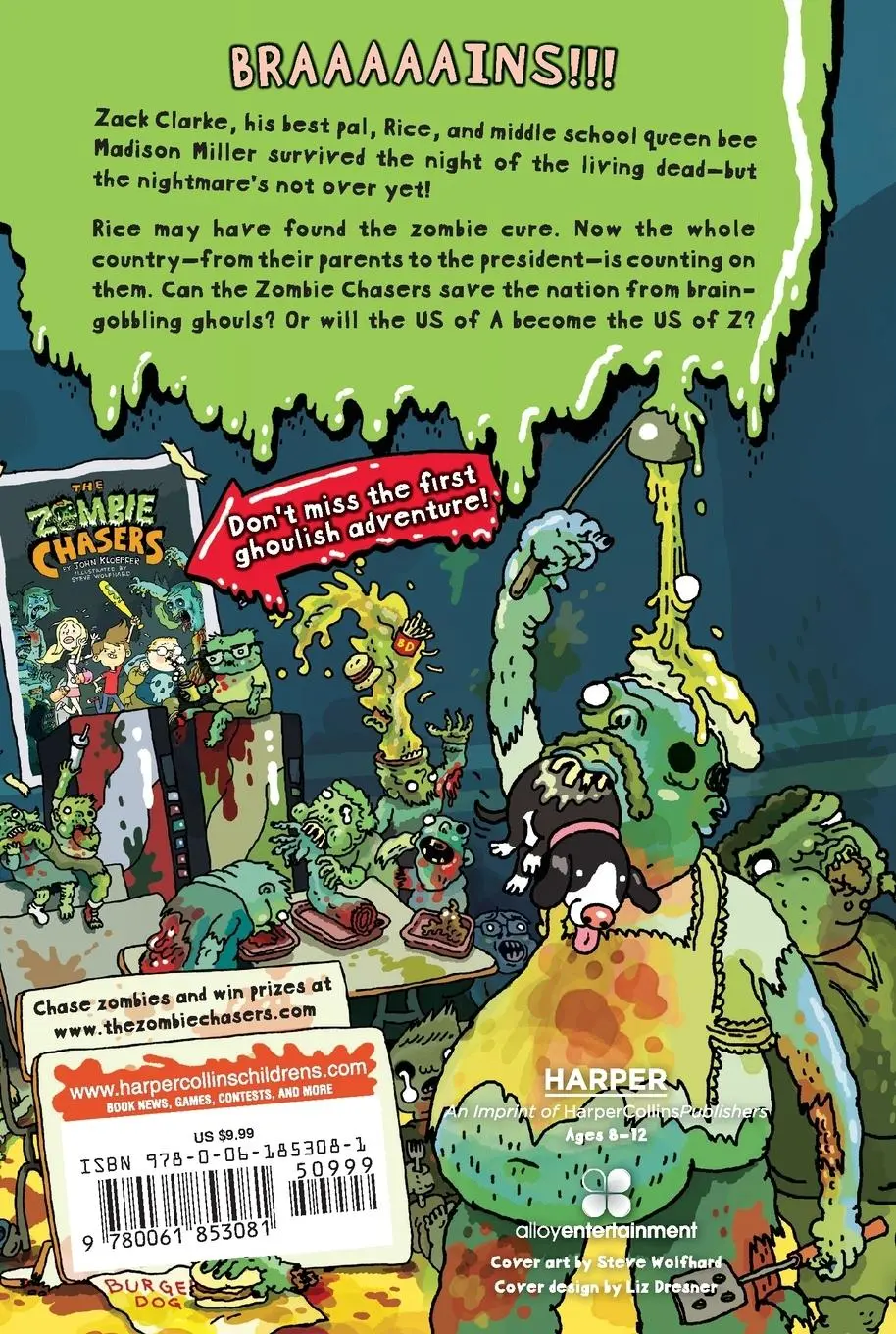 Rückseite: 9780061853081 | The Zombie Chasers #2 | Undead Ahead | John Kloepfer | Taschenbuch