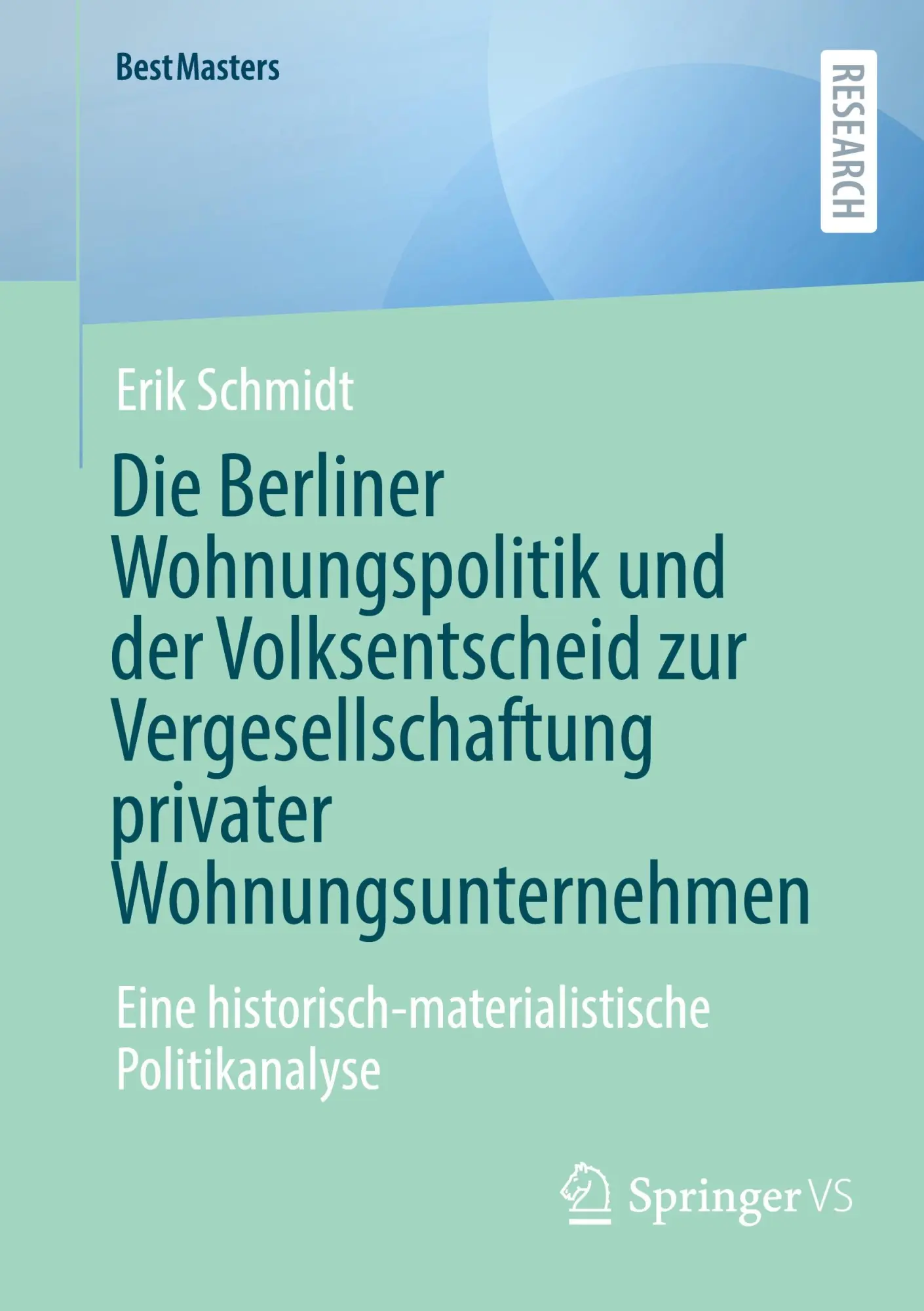 Cover: 9783658483081 | Die Berliner Wohnungspolitik und der Volksentscheid zur...