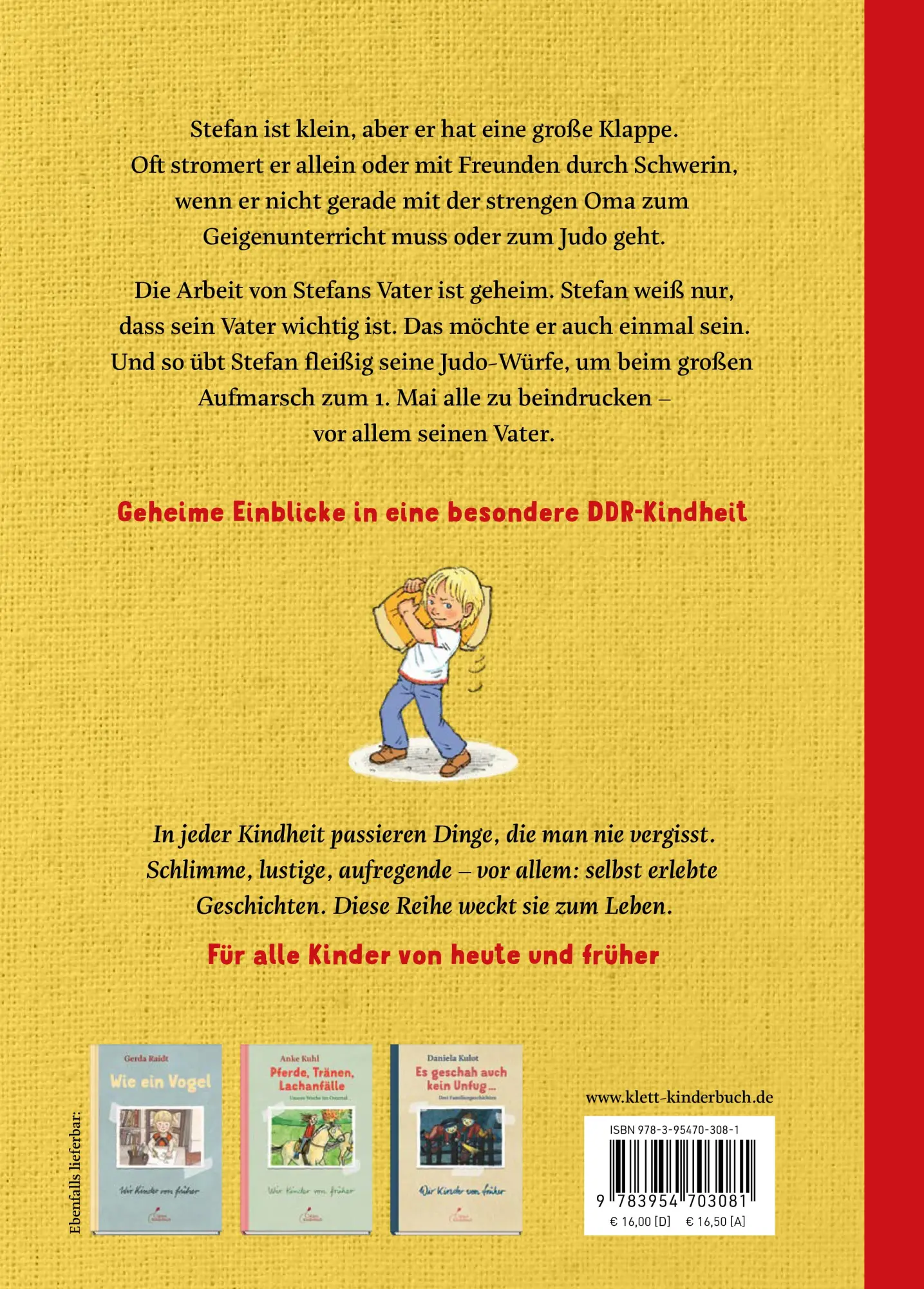 Rückseite: 9783954703081 | Der große Wurf | Geheime Einblicke in eine besondere DDR-Kindheit.