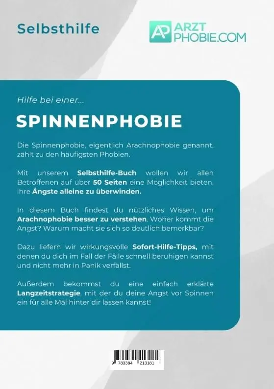 Rückseite: 9783384213181 | Angst vor Spinnen | Spinnenphobie überwinden | Matthias Wiesmeier