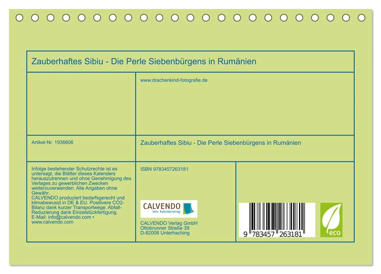 Bild: 9783457263181 | Zauberhaftes Sibiu - Die Perle Siebenbürgens in Rumänien...