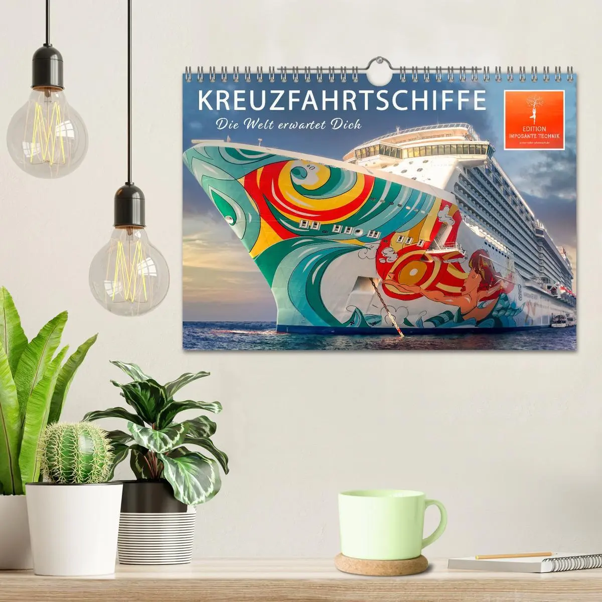 Bild: 9783457643181 | Kreuzfahrtschiffe - die Welt erwartet Dich (Wandkalender 2026 DIN...