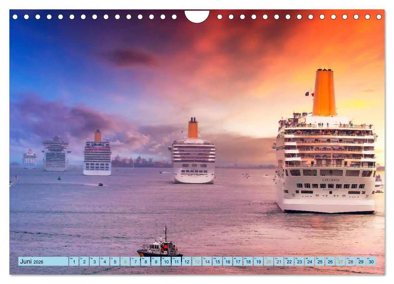 Bild: 9783457643181 | Kreuzfahrtschiffe - die Welt erwartet Dich (Wandkalender 2026 DIN...