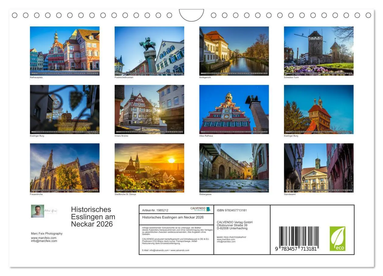 Bild: 9783457713181 | Historisches Esslingen am Neckar 2026 (Wandkalender 2026 DIN A4...