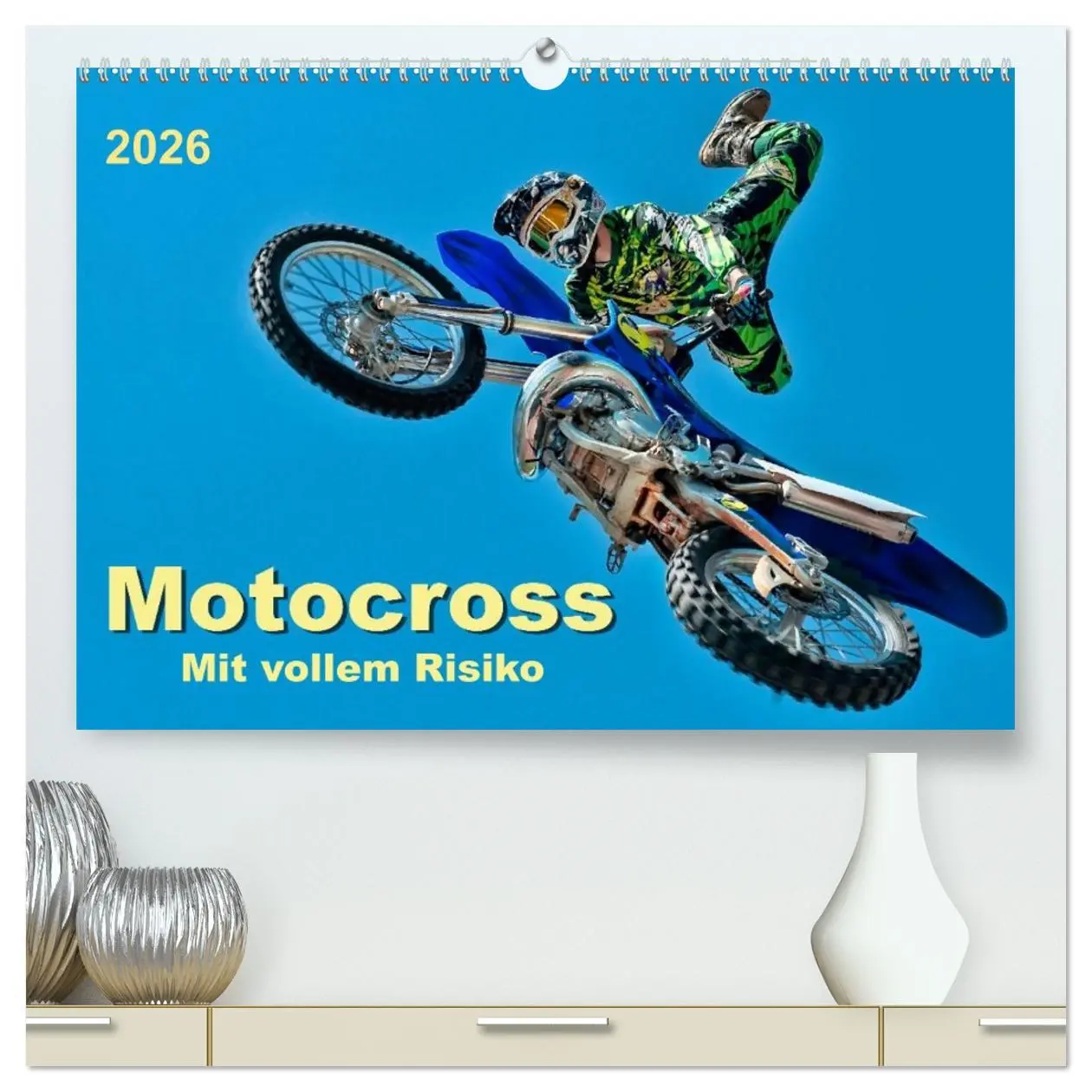 Cover: 9783516043181 | Motocross - mit vollem Risiko (hochwertiger Premium Wandkalender...